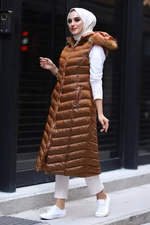 InStyle Long Waistcoat - Bronze