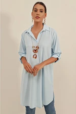 Bigdart 5892 Necklace Tunic - Blue