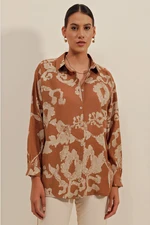 Bigdart 3900 Oversize Long Basic Shirt - V. Tan