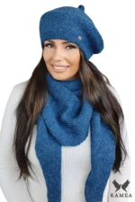 Kamea Woman's Beret K.22.010.12 Navy Blue
