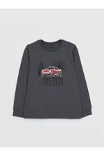 LC Waikiki Crew Neck Printed Long Sleeve Boys' T-Shirt