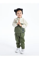 LC Waikiki High Collar Long Sleeve Mickey Mouse Printed Baby Boy Sweatshirt and Tracksuit Bottom 2-Piece Set