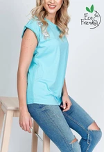 Turquoise blouse You don't know me ajok0244. R71