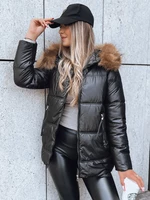 Women's quilted winter jacket AMBER DAWN black Dstreet