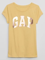 GAP Children's T-shirt with metallic logo - Girls