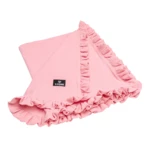 T-Tomi BIO Mušelínová deka s volánkem Pink