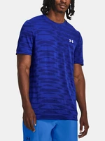 Under Armour Tričko UA Seamless Ripple SS-BLU - Pánské