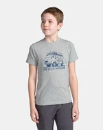 Boys' T-shirt KILPI SALO-JB Light gray