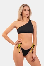 Nebbia One Shoulder Bandeau Bikini Top 448 Black M