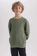 DEFACTO Boy Regular Fit Crew Neck Pullover