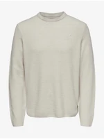 Cream sweater ONLY & SONS Karl - Men