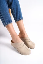 Capone Outfitters Mules - Beige - Flat