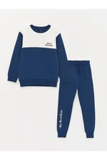 LC Waikiki Crew Neck Printed Long Sleeve Boys' Sweatshirt and Sweatpants