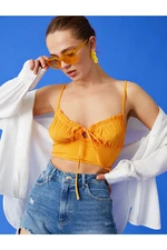 Koton Bustier with Tie Detail and Thin Straps