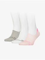 Calvin Klein Underwear Ponožky pre ženy Calvin Klein - svetloružová, biela, svetlosivá