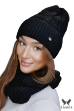 Set da donna Kamea Kamea_Set_Hat&Chimney_K.22.255.08_Black