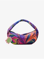Orange-Purple Women's Patterned Handbag Desigual Metacolor Bang - Women