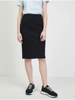 Black women's ribbed skirt Guess Vanessa - Women