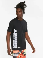 Black Men's T-Shirt Puma - Men