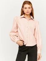 Pink Leatherette Shirt TALLY WEiJL - Women