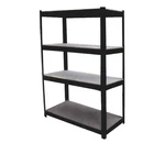 Czarny stalowy regał do garażu 90x180 cm – M.A.T. Group