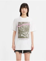 Levi's White women's oversize t-shirt Levi's® Antisocial - Women's Levi's White women's oversize t-shirt Levi's® Antisocial - Women's