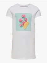 White girl's T-shirt ONLY Hazel - Girls