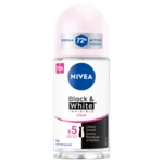 NIVEA Guľôčkový antiperspirant Invisible for Black & White Pure 50 ml