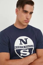 Bavlněné tričko North Sails s potiskem