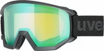 UVEX Athletic FM Black Mat/Mirror Green Okulary narciarskie