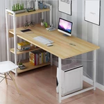 Douxlife® DL-OD05 47.3" Large Desktop H-Shaped Computer Laptop Desk 15mm E1MDF X-Shaped Sturdy Steel Structure with 4 Ti