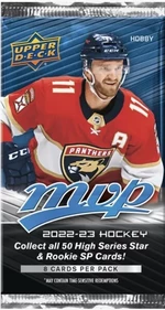 Upper Deck 2022-23 NHL Upper Deck MVP Hobby balíček - hokejové karty