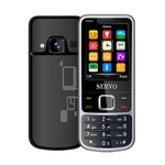 Servo V9500 Four SIM Card Four Standby Rear Camera 1200mah Battery Flashlight Feature Phone