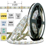 LED pásek McLED 12V ultra teplá bílá CRI90 š=10mm IP20 14W/m 120LED/m SMD2835 ML-121.820.60.0