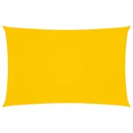 Stínící plachta obdélníková 2 x 5 m oxfordská látka Dekorhome Žlutá,Stínící plachta obdélníková 2 x 5 m oxfordská látka Dekorhome Žlutá