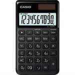 Kalkulačka Casio SL 1000 SC BK čierna kapesní kalkulátor • desetimístný LCD displej • kovový štítek • výpočet DPH • duální napájení • měkké pouzdro • 