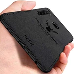 Bakeey Deer Luxury Canvas Cloth Shockproof Anti-fingerprint Protective Case for Xiaomi Redmi Note 8 2021 Global Version