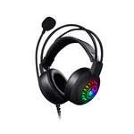 G50 Gaming Headset Wired Luminous Free Drive 7.1 Virtual Stereo Surround Sound RGB Light Noise Reduction 180° Adjustable