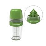 KITCHENDAO 2 in 1 Leak-free Salad Dressing Bottle Shaker with Citrus Juicer - 250ml