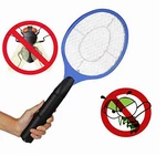 3 Layers Multifunctional Electric Mosquito Swatter Battery Handheld Racket Mosquito Killer for Home
