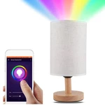 FCMILA Wifi Smart Desk Lamp Compatible with Google Home, Supports More Than 20 Languages Voice Control