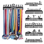 6 Types Black Sporting Medal Hangers Awards Display Medal Holder Rack Decorations