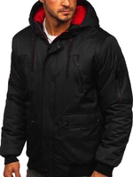 Černá pánská zimní bunda Bolf HY821