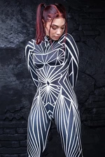 Burning Man Clothing Womens - Festival Style - Sexy Rave Outfit - Black Mirror Costume Badinka