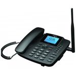 Domáci telefón MaxCom Comfort MM41D (MM41D) čierny bezdrôtový telefón • 2,8" displej s ukazovateľom dátumu a času • telefónny zoznam až pre 300 kontak