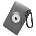 Puzdro Spigen Air Fit Card pro Apple AirTag (AMP01835) sivé puzdro na AirTag • ekvivalent hĺbky 3 kariet • súčasťou balenia karabína • materiál: plast