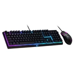 Klávesnica s myšou Cooler Master MS110, CZ layout (MS-110-KKMF1-CZ) čierna sada hernej klávesnice a myši • RGB podsvietenie klávesov so 6/3 (klávesnic