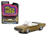 1971 Dodge Challenger 340 Convertible Gold Metallic with Black Stripes "The Mod Squad" (1968-1973) TV Series "Hollywood Series" Release 34 1/64 Dieca