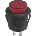 TRU COMPONENTS TC-R13-523AL-05RT tlačidlo 250 V/AC 1.5 A 1x vyp/(zap) bez aretácie červená   1 ks