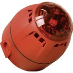 ComPro kombinované signalizačné zariadenie LED Chiasso Razor červená blikanie, tón 12 V/DC, 24 V/DC 100 dB